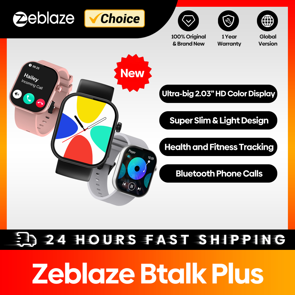 Gps Running Watch - New Zeblaze Btalk Plus Voice Calling
