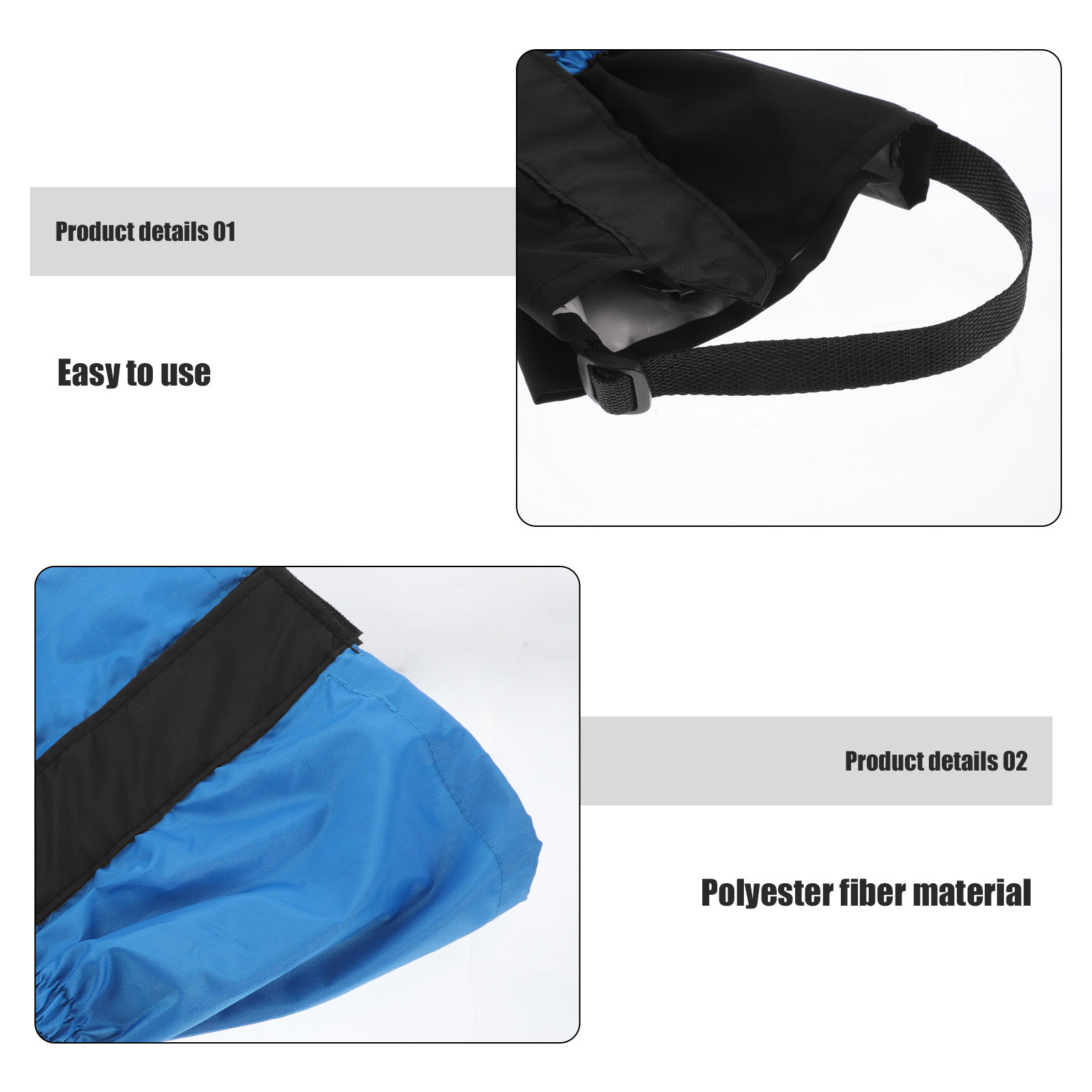 1Pair Sandproof Snow Gaiters S - Trail Running Gaiter recension och pris