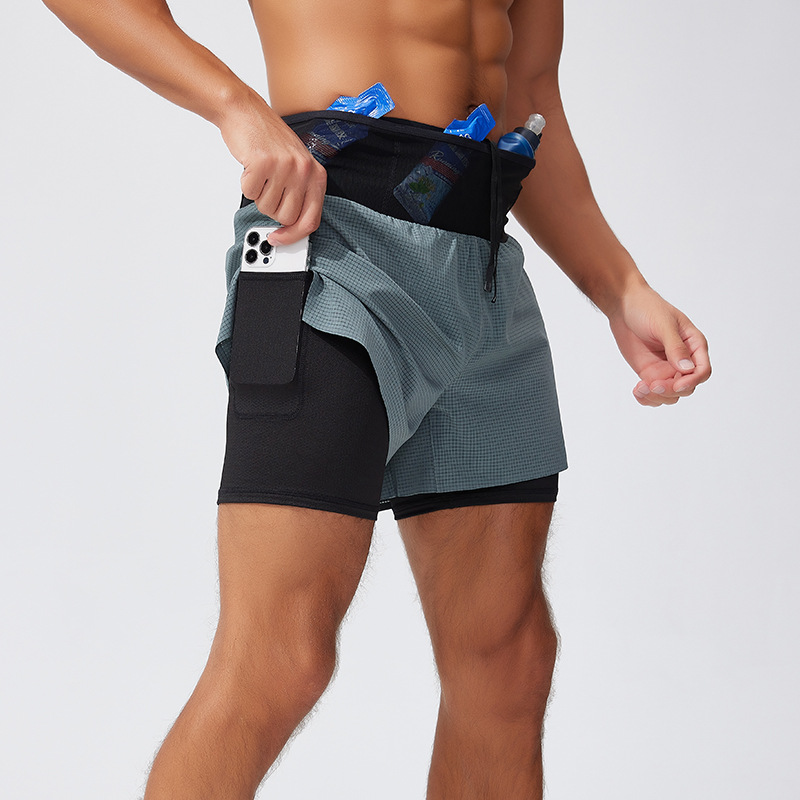 Men's 2-in-1 Sports Shorts Dua - Trail Running Gaiter recension och pris