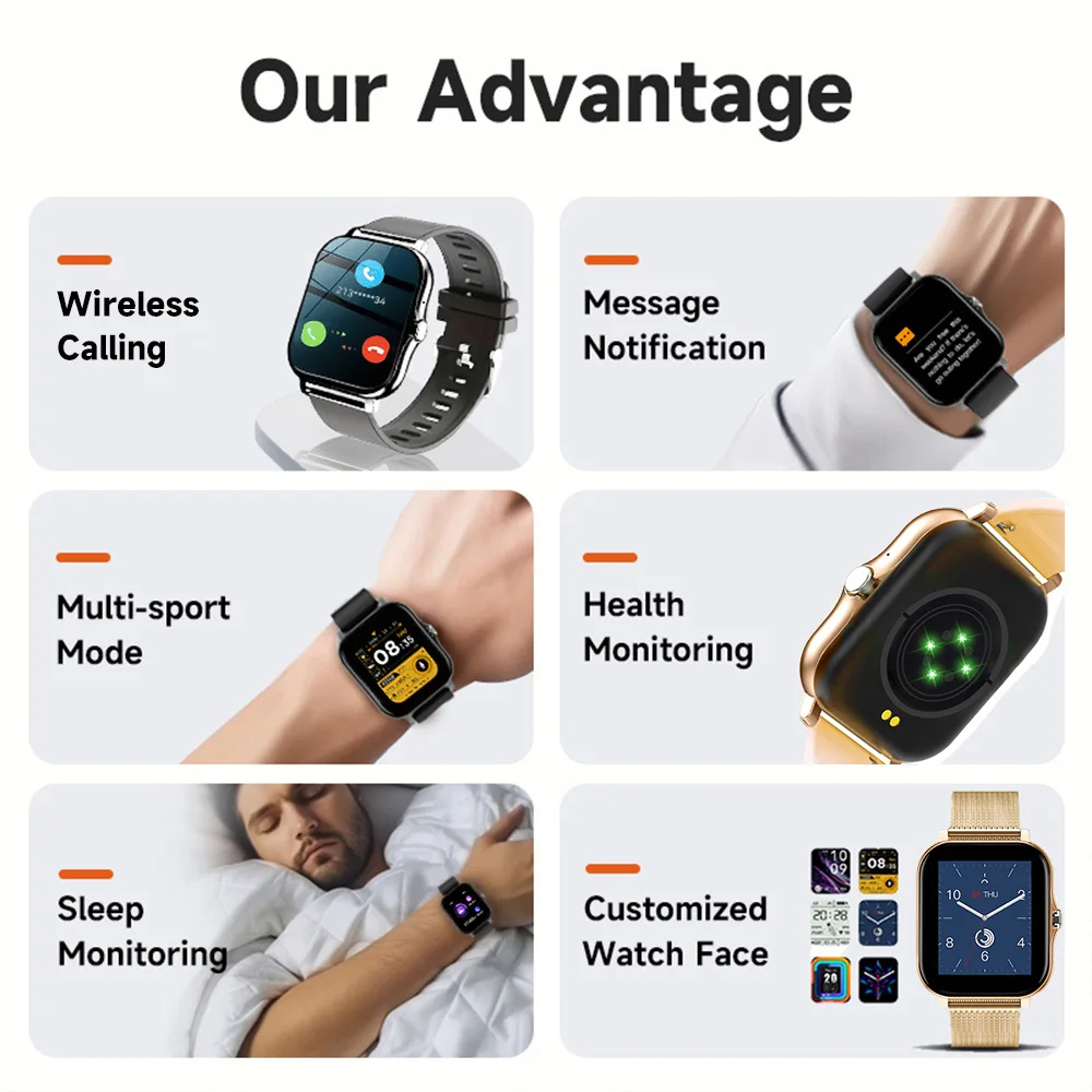 Smart Watch For Android IOS Wa - Gps Running Watch recension och pris